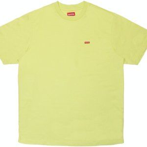NWT Supreme Small Box Tee Light Yellow (M)